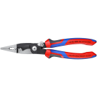 KNIPEX - Elektro-Installationszange, 2-K, Feder, 200 mm SB