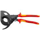 KNIPEX - VDE-Kabelschneider (Ratschenprinzip) 320 mm, Ø 60mm/600 mm²