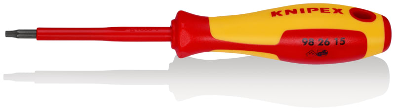 KNIPEX - Schraubendreher für Torx®-Schrauben, TX15, VDE 2-K
