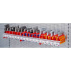 KNIPEX - Zangenhalter für Lochplattenwand für 18 x 6 Zangen, leer