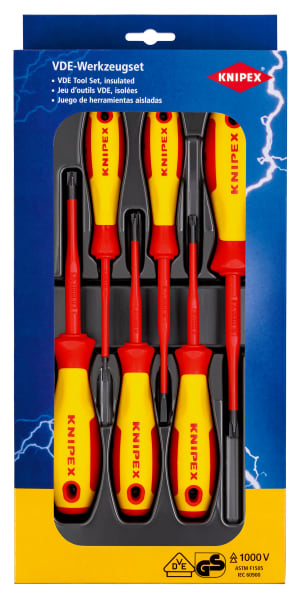 KNIPEX - KNIPEX VDE Schraubendreher-Set PM/S, 6-teilig