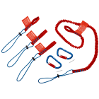 KNIPEX - KNIPEX TT Fangleine-Set (1 Leine, 2 Karabiner, 3 Schlaufen)