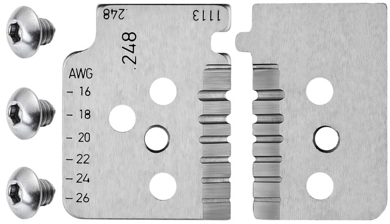 KNIPEX - 1 Satz Ersatzmesser für 12 12 14