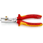 KNIPEX - StriX Abisolier-Kabelschere, VDE, 180 mm, Ø15 mm / 50 mm² TT