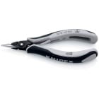 KNIPEX - Präzisions-Elektronik-Greifzange ESD 130 mm, flachrund gez.