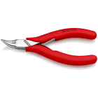 KNIPEX - Elektronik-Greifzange, 1-K, flach, gebogen, 115 mm