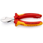 KNIPEX - X-Cut® Kompakt-Seitenschneider, verchromt, VDE, 160 mm, TTSB