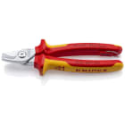 KNIPEX - VDE-Kabelschere mit Mehrkomponenten-Hüllen, 165 mm, Öse