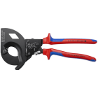 KNIPEX - Kabelschneider (Ratschenprinzip) SWA 315 mm, Ø 45mm/380 mm²