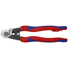 KNIPEX - Drahtseilschere geschmiedet, 2-K, 190 mm, mit Öse