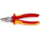 KNIPEX - VDE-Crimpzange Aderendhülsen, 2-K, 180 mm, 0,5-16 mm²