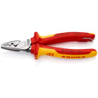 KNIPEX - VDE-Crimpzange Aderendhülsen, 2-K, 180 mm, 0,5-16 mm², TT