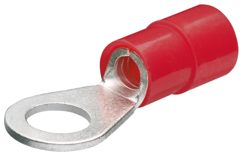 KNIPEX - Ringkabelschuhe rot 200 St. Schrauben 4mm Kabel 0,5–1mm²