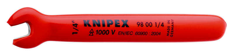 KNIPEX - Maulschlüssel isoliert 1000V, 15° gew., SW ¼ - Länge 108mm