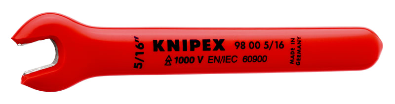 KNIPEX - Maulschlüssel isoliert 1000V, 15° gew., SW5/16 -Länge 108mm