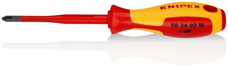 KNIPEX - Schraubendreher SLIM f. Kreuzschlitzschr. Phillips® PH2, VDE