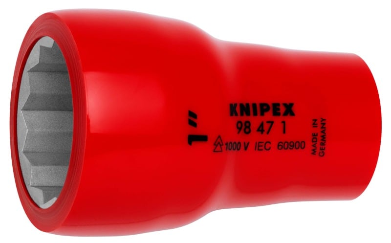 KNIPEX - Steckschlüsseleinsatz für 1/2, VDE-isoliert, 1