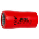 KNIPEX - Steckschlüsseleinsatz für 1/2, VDE-isoliert, 11/16