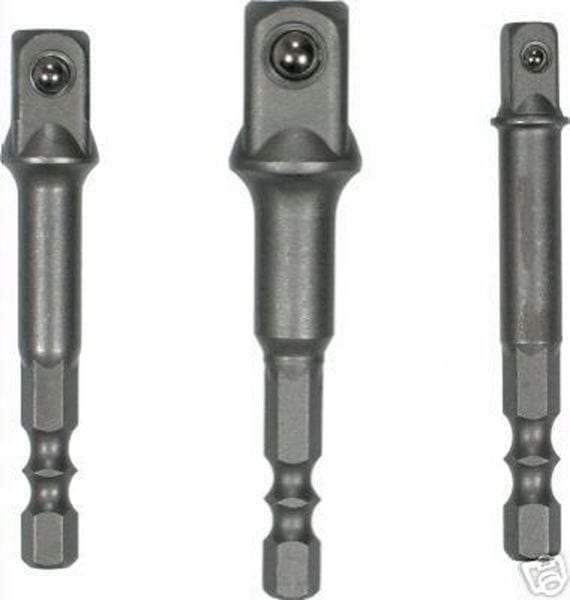 HEYTEC - Adaptersatz für Akkuschrauber 75 mm lang
