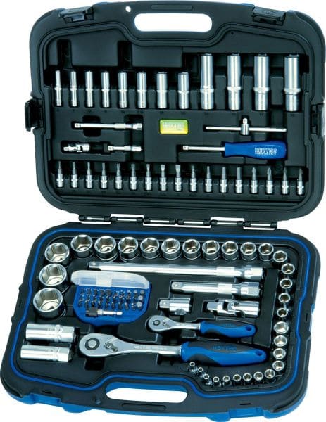 HEYTEC - 1/4'' + 1/2'' Steckschlüsselgarnitur, 104-tlg.