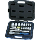 HEYTEC - 1/2'' Steckschlüsselgarnitur, 18-tlg.