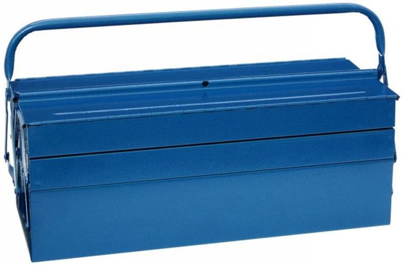 HEYTEC - Werkzeugkasten, Metall 530 x 200 x 200 mm