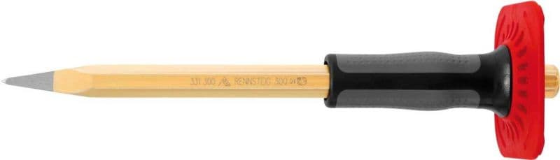 RENNSTEIG - Spitzmeißel mit Handschutz 300 mm