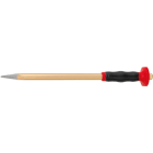 RENNSTEIG - Elektrikermeißel spitz, 8-kant mit Handschutz 300 x 10 mm