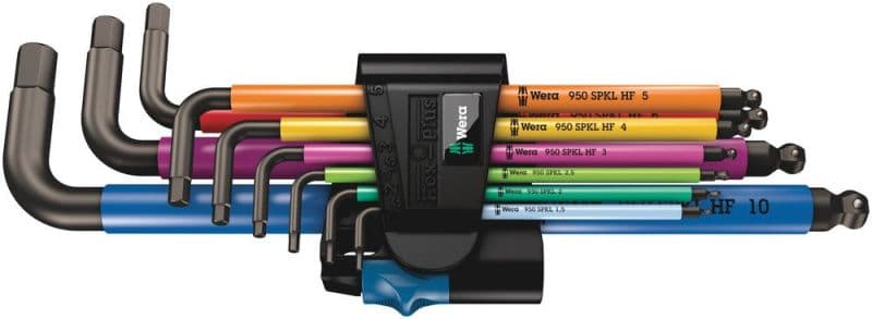 WERA - 950/9 Hex-Plus Multicolour HF 1