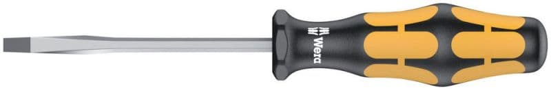 WERA - 932 A Schlitzschraubendreher, 0,6 x 3,5 x 80 mm