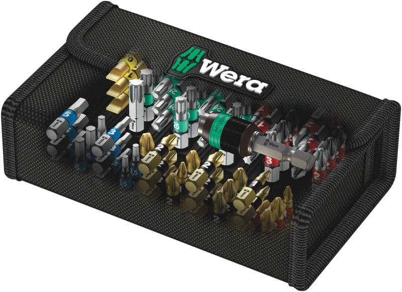WERA - Bit-Sortiment, Bit-Safe 61 BiTorsion 1, 61-teilig