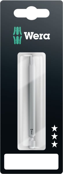 WERA - Phillips-Recess Bit, 851/4 Z SB Bits, PH 3 x 89 mm