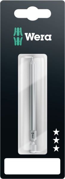 WERA - Pozidriv-Bit, 855/4 Z SB Bits, PZ 2 x 89 mm