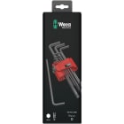 WERA - Winkelschlüsselsatz, metrisch, BlackLaser, 950/9 Hex-Plus 6