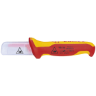 KNIPEX - Kabelmesser mit gerader Klinge (teiliso), 50 mm, VDE 2-K, SB