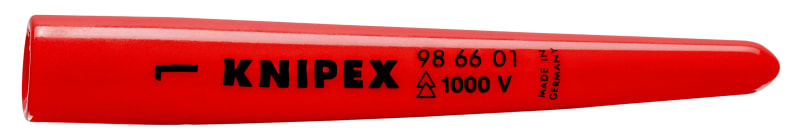 KNIPEX - Aufsteck-Tülle konisch 80 mm, (max.Ø10mm) - Leiterkennzahl 1