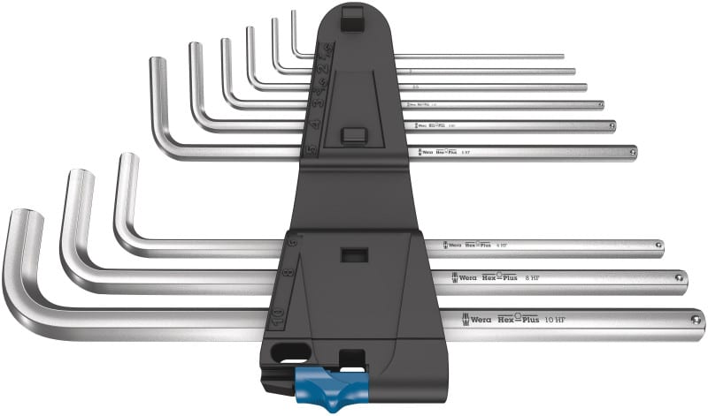 WERA - Winkelschlüsselsatz, 950/9 L Hex-Plus HF 1