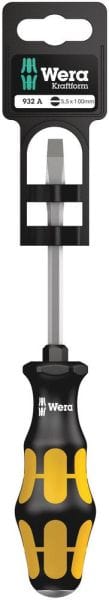 WERA - 932 A SB Schlitzschraubendreher, 1 x 5,5 x 100 mm