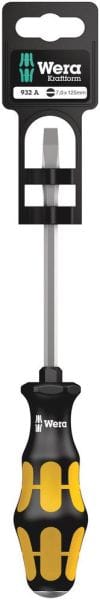 WERA - 932 A SB Schlitzschraubendreher, 1,2 x 7 x 125 mm