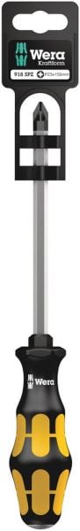 WERA - 918 SPZ SB Kreuzschlitz-Schraubendreher, PZ 3 x 150 mm