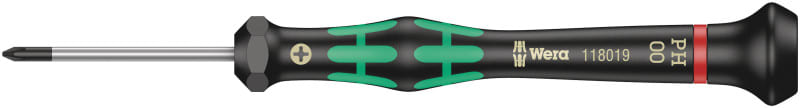 WERA - Elektroniker-Kreuzschlitzschraubendreher, 2050 PH 00 x 40 mm