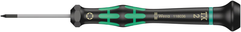 WERA - 2067 Elektroniker TORX® Schraubendreher, TX 2 x 40 mm