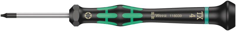 WERA - 2067 Elektroniker TORX® Schraubendreher, TX 4 x 40 mm