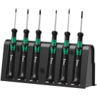 WERA - 2050/6 Elektroniker-Schraubendrehersatz + Rack, 6-teilig