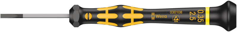 WERA - Schlitz-Schraubendreher, 1578 A ESD Micro 0,35 x 2,5 x 40 mm