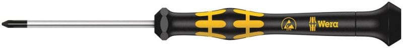 WERA - Kreuzschlitz-Schraubendreher, 1550 ESD Micro PH 0 x 60 mm