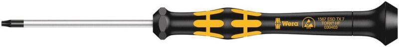 WERA - Schraubendreher, 1567 ESD Micro HF TX 7 x 60 mm