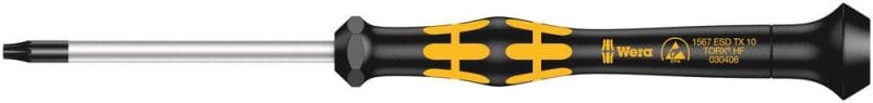 WERA - Schraubendreher, 1567 ESD Micro HF TX 10 x 60 mm