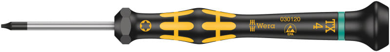 WERA - TORX-Schraubendreher, 1567 ESD Micro TX 4 x 40 mm