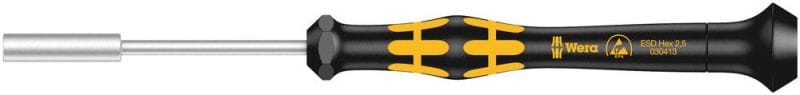 WERA - ESD-Steckschlüssel, 1569 ESD-Steckschlüssel, 2,5 x 60 mm
